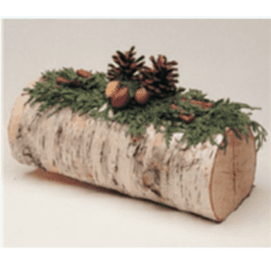 12″ Holiday Yule Log